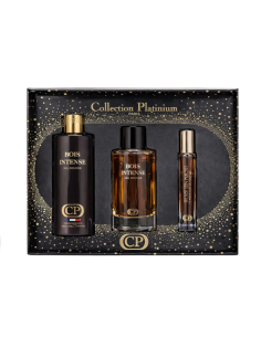 Collection Platinium – Coffret Bois Intense Extrait de Parfum 100ML + Gel Douche 250ML + Extrait 10ML