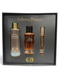 Collection Platinium – Mula Intense 100ML + Gel Douche 250ML + Extrait 10ML