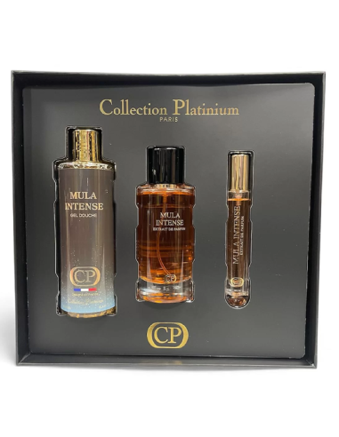 Collection Platinium – Mula Intense 100ML + Gel Douche 250ML + Extrait 10ML